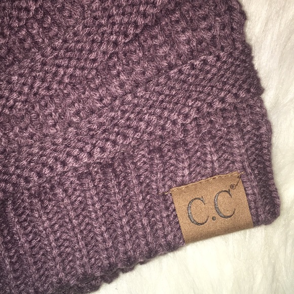 C.C Beanie Hat in Violet NWT - Picture 4 of 10